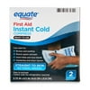 Equate First Aid Instant Cold Compress, 2 Count