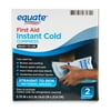 Equate First Aid Instant Cold Compress, 2 Count