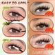 thumbnail image 4 of Extensiones de pestañas Zegaine Wispy Lash Clusters Natural, 144 unidades, 4 of 7
