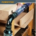 thumbnail image 6 of POWERTEC 2PK 2-1/2" OD 90 Degree Elbow - ABS Plastic Dust Collector Connector, Black (70344-P2), 6 of 7