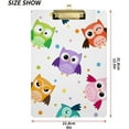 thumbnail image 3 of FMSHPON Owls Clipboard Hardboard Wood Nursing Clip Board and Pull for Standard A4 Letter 13x9 inches, 3 of 8