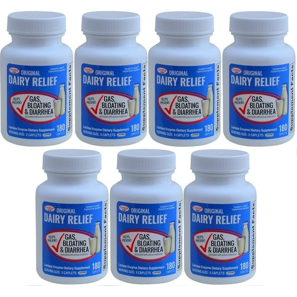 Lactase Enzyme 1260 Caplets Generic Lactaid Original Strength Walmart