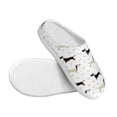 thumbnail image 3 of Daiia Dachshund Dog Print Women’s Fuzzy Slippers Memory Foam Lightweight House Shoes Cozy Loafer Flannel House Shoes-46/47, 3 of 7