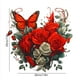 thumbnail image 3 of Pegatinas de Decoración para Coche, Pegatinas de Pared Románticas con Rosas, Pegatinas Impermeables para Azulejos de Baño, 3 of 6