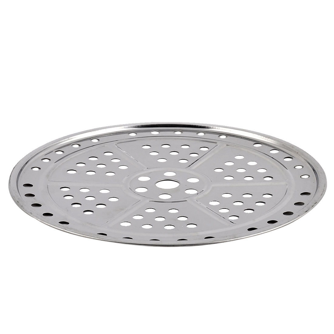 Kitchen Utensil Stainless Steel Plate Holder Steaming Rack Silver Tone