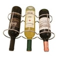 thumbnail image 2 of Dependable Industries Stackable Metal Wine Rack, 5-Bottle Free Standing Holder, Silver, 2 of 8