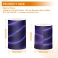 thumbnail image 3 of Electronic Candle Light Combination 3x5In, 3x4In Flameless Candle Plastic Festive Decoration Party Christmas Decoration Pretty Purple Curve, 3 of 7