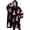 Black and Pink, variant on Oversized Wearable Blanket Hoodie,Black and Pink Christmas Tree Pattern Sherpa Blanket Hoodie with Super Pockets,Super Warm Fuzzy Pullover for Women & Men