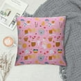thumbnail image 2 of GOSMITH Pink Christmas Pillow Covers Cute Cupcake Gingerbread Lumbar Pillow Cases Sweet Cake Dessert Xmas Holiday Throw Pillows Home Decor For Living Room Bedroom Bed Cushion, 2 of 5