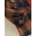 thumbnail image 7 of CIYCuIT Little Boys Flannel Shirts Plaid Patchwork Lpng Sleeve Button Jacket Toddler Kids Casual Shacket Fall Outerwear Daily Clothes 3T 4T 5T 6T, 7 of 7
