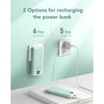 thumbnail image 5 of VEGER Cargador portátil para iPhone con cables incorporados y enchufe de pared, banco de energía USB C de carga rápida delgada de 10000 mah, paquete de batería esencial para viajes compatible con iPho, 5 of 5