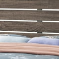 thumbnail image 3 of Benjara Ach Wood Queen Storage Bed with 2 Drawers, Plank Style Headboard, Brown, 3 of 5