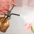 thumbnail image 6 of 7oz Vintage Glass Plant Mister, Fine Mist Spray Bottle with Metallic Pump, Handheld Houseplant Sprayer for Succulents, Orchids & Indoor Plant Care, 6 of 7