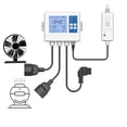 thumbnail image 1 of CO2 Controller Carbon Dioxide Monitor CO2 Smart Sensor Dual Outlets Fit With CO2 Regulators And Fans, C02 Controller ,Wear Resistant, 1 of 6