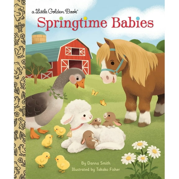 Little Golden Book Springtime Babies, (Hardcover)