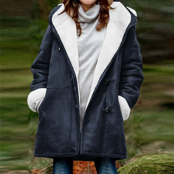 Chaquetas y abrigos casuales con capucha y manga larga para mujer, chaquetas acolchadas cálidas para mujer, chaqueta acolchada lisa con estampado floral de manga larga, abrigos con bolsillos, blusa pa
