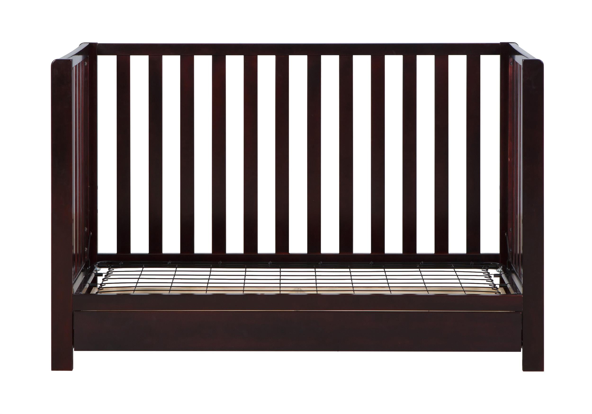 AFG Baby Furniture Emma 4-in-1 Convertible Crib with Drawer, Espresso