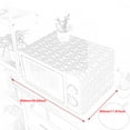 thumbnail image 2 of tooloflife Universal Microwave Dust Proof Cover with 2 Storage Bags Household Appliances Cover Decorative, 2 of 3