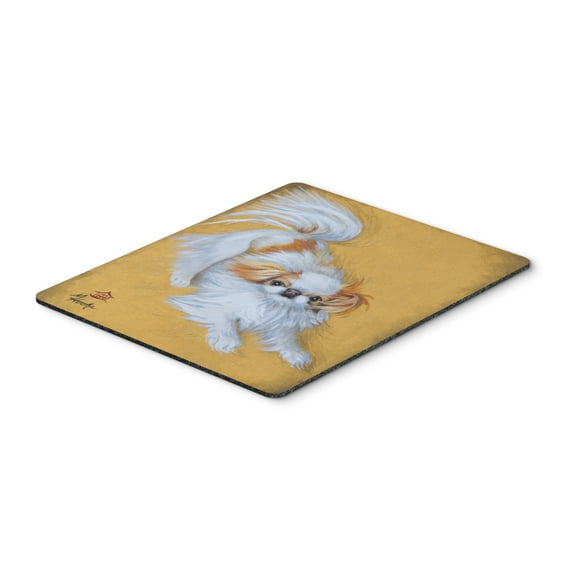 Carolines Treasures MH1033MP Japanese Chin Red White Play Mouse Pad Hot Pad or Trivet Large multicolor