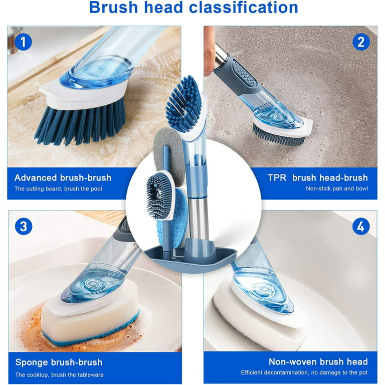 Kitchen Soap Dishwashing Brush Dish Non-Oily Dishwashing with Cleaning  Brush Kitchen Tools - China High Quality Brush and Plate Cleaner Brush  price