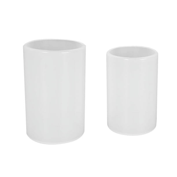 Molde de Silicona CilíNdrico para Velas 2 TamañOs, Hacer Velas, Moldes Resina Pilar, FundicióN Epoxi