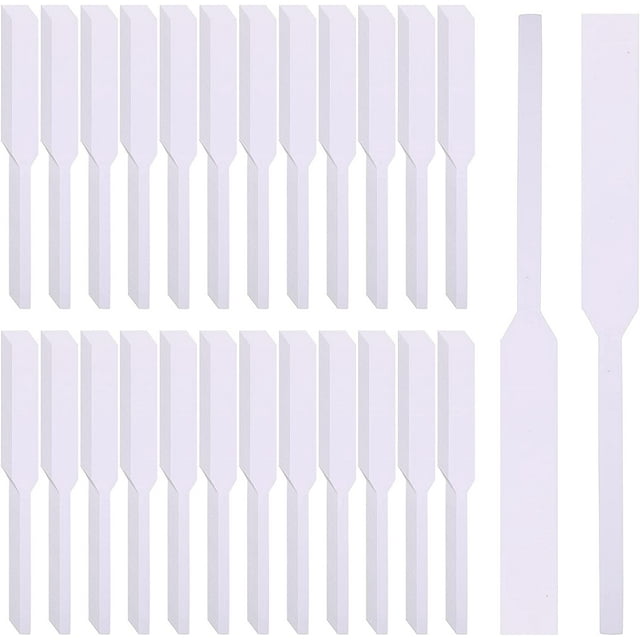 Tiras de prueba de perfume desechables Papel secante de perfume blanco Aceites esenciales Tiras de prueba de papel para pruebas de aromaterapia Aromas (400) JAMW Sencillez