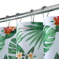thumbnail image 4 of Shininglove Shower Curtain Stall Size for Bathroom, 78in Long Waterproof Monstera Shower Curtains for Bathtubs, 4 of 7