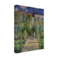thumbnail image 4 of Trademark Fine Art Claude Monet The Artist's Garden at Vetheuil Canvas Wall Art - 35x47, 4 of 4