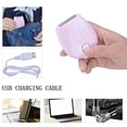 thumbnail image 2 of Maquinilla de afeitar eléctrica para mujeres, afeitadora femenina, afeitadora recargable e impermeable para mujeres, recortadora de depilación para uso húmedo o seco (rosa), 2 of 5