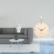 thumbnail image 2 of Estatua del gesto de la roca,Figuras de estatuas de dedos con gestos de música rock,Reloj de pared,Reloj de pared decorativo para sala de estar,silencioso,Reloj de pared de madera,decoración, 2 of 8