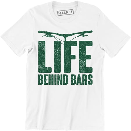 Life Behind Bars Bike Bicycle Biker Cycling Mountain Bike T-Shirt price history on PriceWatchPro