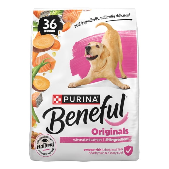 Purina Beneful Originals With Natural Salmon Natural Dry Dog Food Formula With Added Vitamins, Minerals and Nutrients