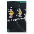 thumbnail image 7 of Fine Fit Funny Crew Novelty Dress Casual Socks Golf Theme Edition Golf Nut-Charcoal Body, 7 of 7
