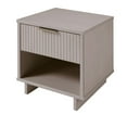 thumbnail image 3 of Manhattan Comfort Granville Engineered Wood Nightstand 1.0 in Light Gray, 3 of 7
