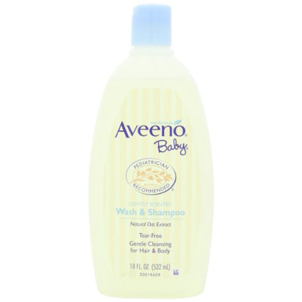 Aveeno Baby Wash & Shampoo with Natural Oat Extract 18Ounce Walmart