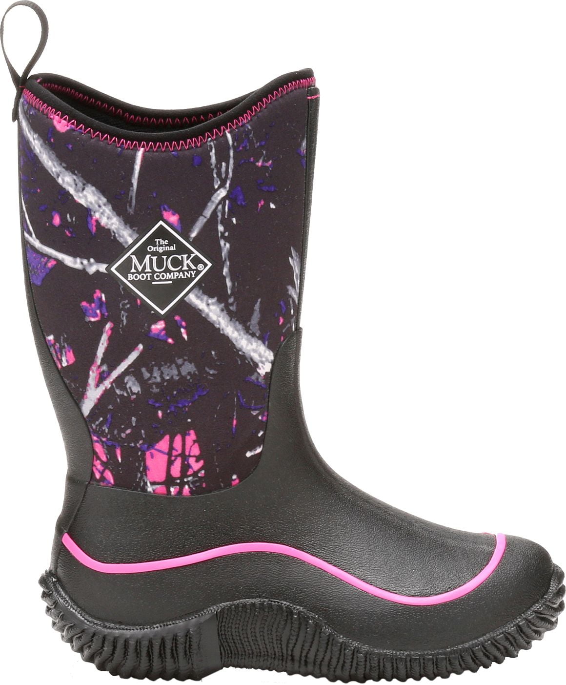 Muck Boot Kids Hale Boot Purple/lavender Leopard