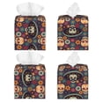 thumbnail image 5 of Rocae Skulls and Flowers for High-grade Leather Tissue Box, Exquisite Fashionable Design, Office Tissue Box, Waterproof Family Tissue Box, 5 of 8