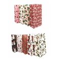 thumbnail image 3 of Bolsa de regalo de dulces de Feliz Navidad, bolsas de papel de embalaje de galletas de comida, suministros de decoración de fiesta de Navidad, 6 uds./lote, 3 of 4