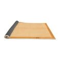 thumbnail image 2 of Ahgly Company Indoor Round Solid Orange Modern Area Rugs, 5' Round, 2 of 4