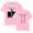Pink, variant on Karan Aujla T-shirt women's men's short sleeved round neck, all of this is a dream world tour T-shirt