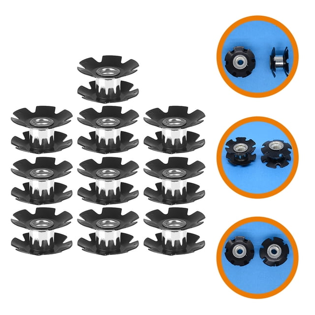 LOLIPPYY 10Pcs Mountain Bike Accessories Plastic Black Hanging Core for Mountain Bike Forks