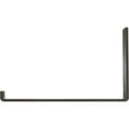 thumbnail image 4 of Ekena Millwork 2"W x 12"D x 7"H Steel Hanging Shelf Bracket, Hammered Gray, 4 of 10