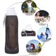 thumbnail image 4 of Botella de agua deportiva sin Bpa (gris oscuro), botella de agua ultraligera de 500 ml, botella de agua plegable, botella de agua deportiva a prueba de fugas para gimnasio, yoga, Hiki Rojo Verde Cocina, Decoración y Otros, 4 of 5
