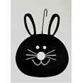 thumbnail image 2 of Bunny Head - Decorative Hanging Silhouette, 2 of 2