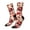 2 Black-2, variant on Skull rock record music heart Crew Socks for Men & Women, Breathable Casual Athletic Ankle Socks