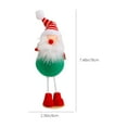 thumbnail image 3 of Tainini Christmas Plush Doll,9in Snowman Santa Claus Christmas Standing Doll for Christmas Holiday Decor, 3 of 5