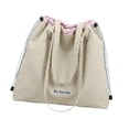 thumbnail image 4 of Bolso tote para mujer multiusos, bolso de viaje de moda para artículos esenciales de vacaciones y compras. Beige, 4 of 9