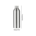 thumbnail image 3 of Rewenti Aluminum Refillable Bottle with Aluminum Cap Leaks Proof Travel Container for Lotion Cosmetic Cleaning Solution Car Wash Liquid Metal Spray Bottle, 3 of 6