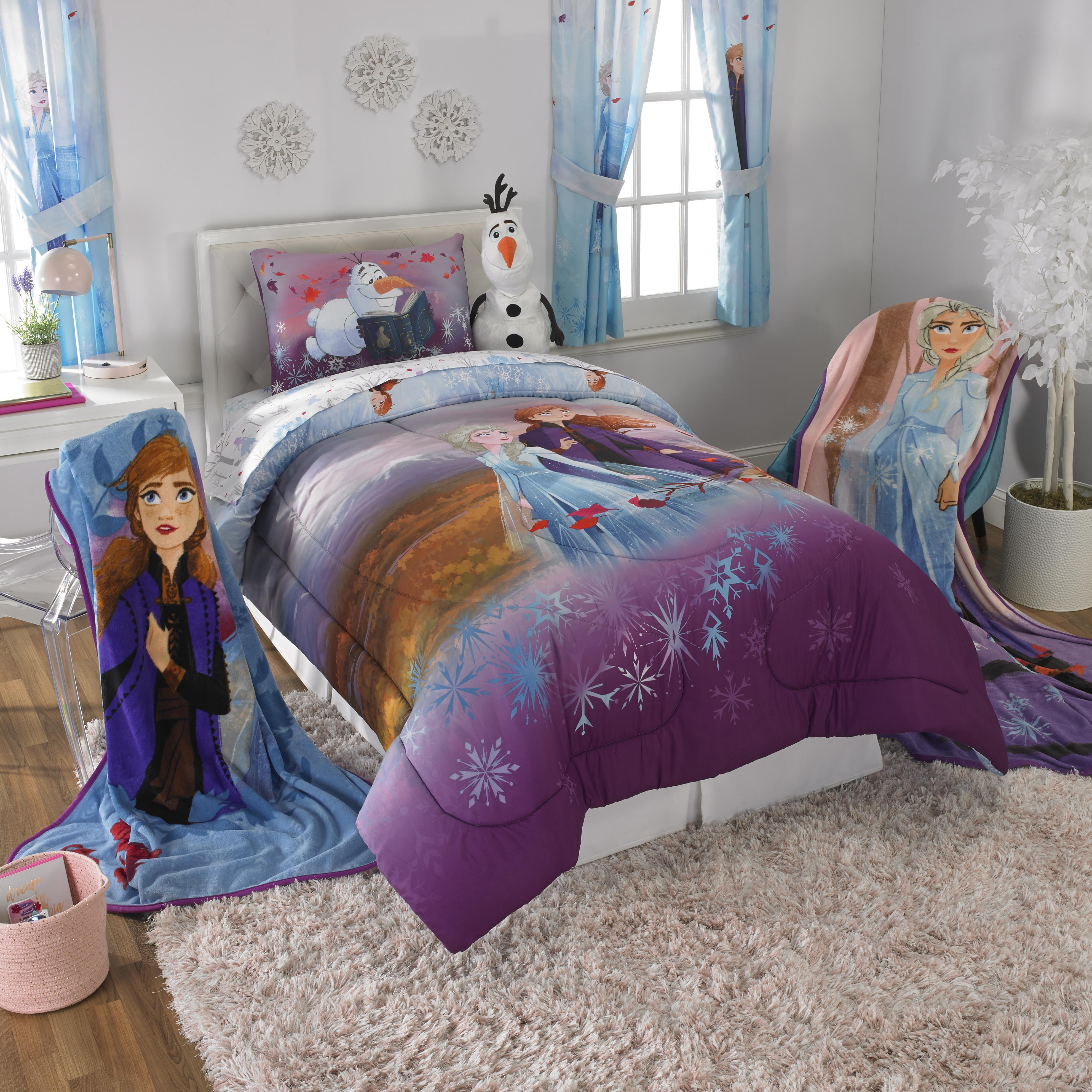 Disney's Frozen 2 Kids Twin/Full Reversible Comforter and Sham Set