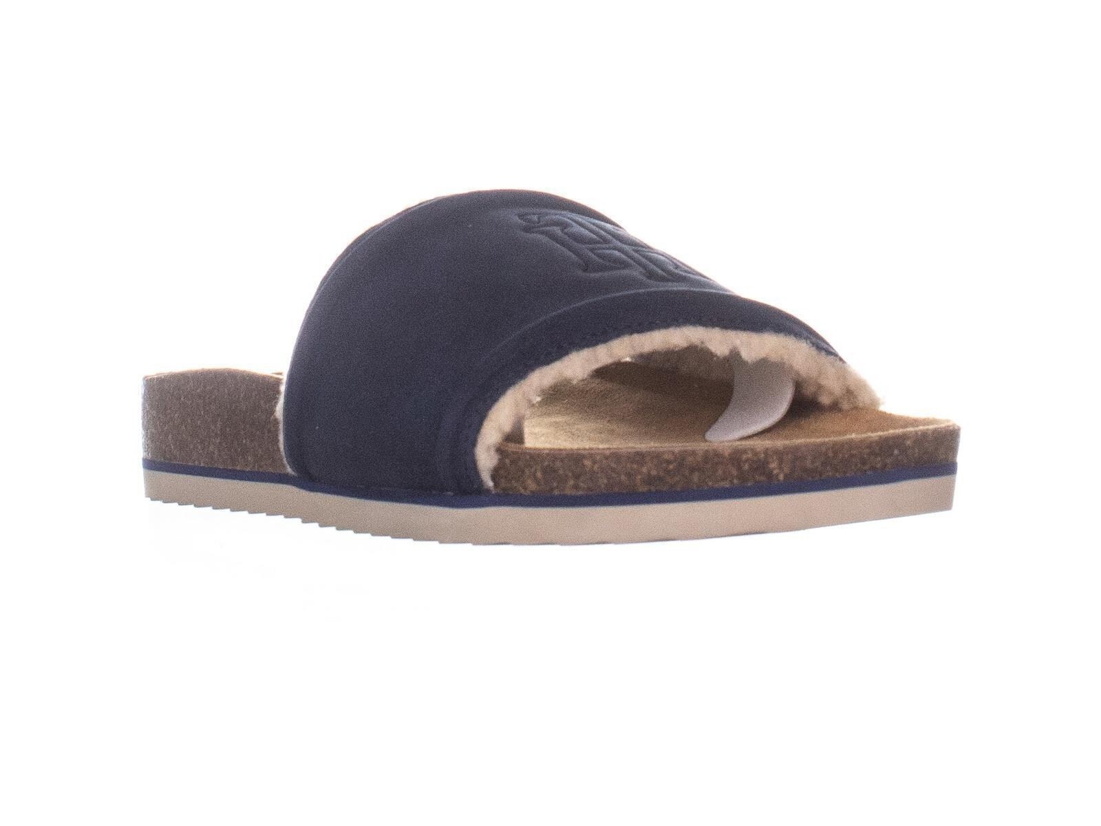 tommy hilfiger furry slides